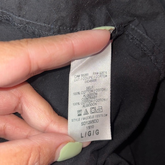 Splendid Black Shirt Dress - Picture 8 of 8